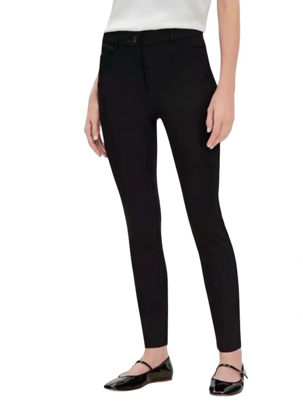 LOFT Black “The Skinny” Ponte knit Ankle Pants size 14
